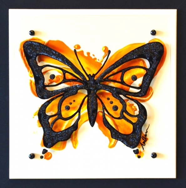 Ink Spot Butterfly by Diane Antheunisse