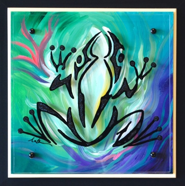 Painted Series - Frog by Diane Antheunisse